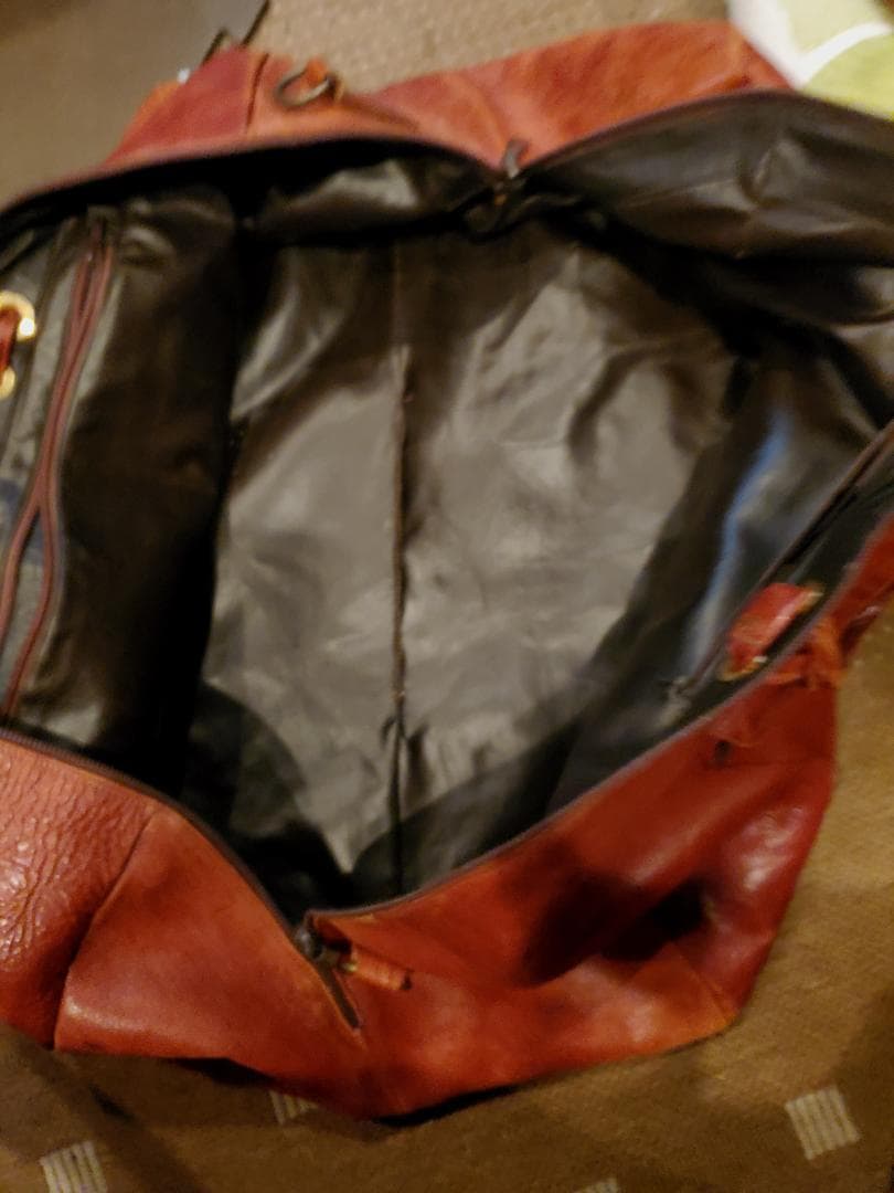 レザーボストンバッグ XLサイズ