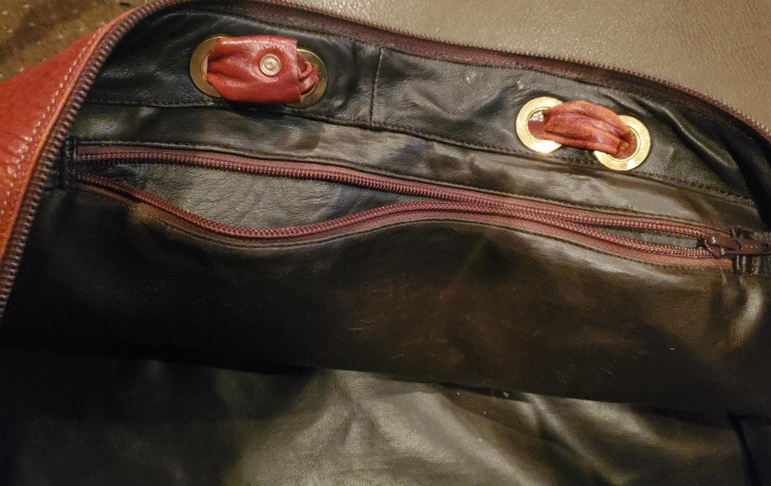 レザーボストンバッグ XLサイズ