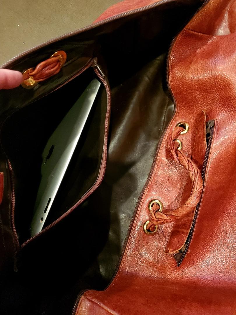 レザーボストンバッグ XLサイズ