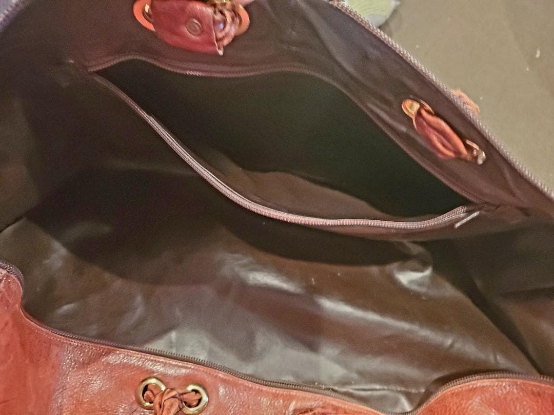 レザーボストンバッグ XLサイズ