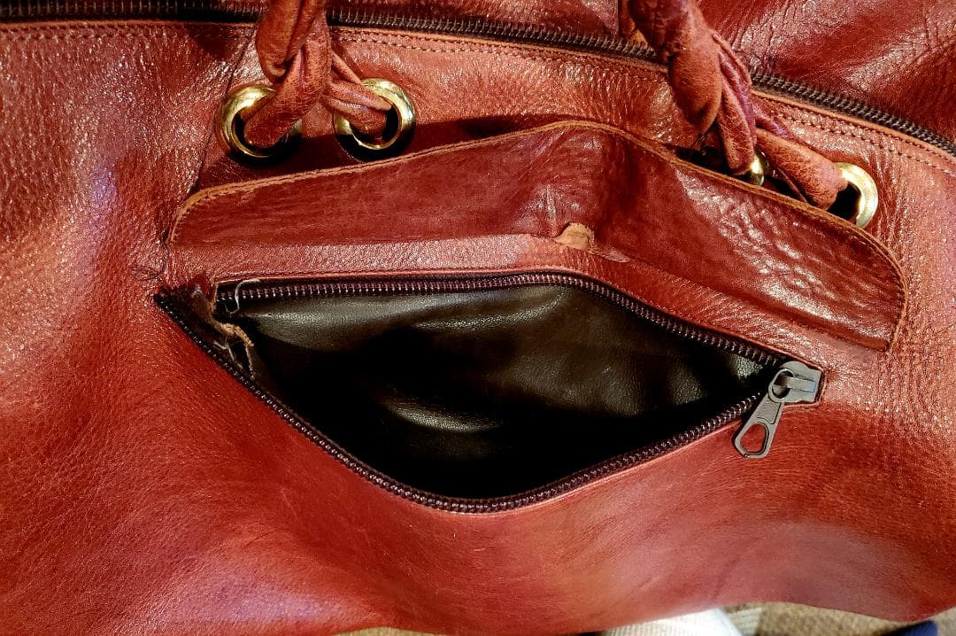 レザーボストンバッグ XLサイズ