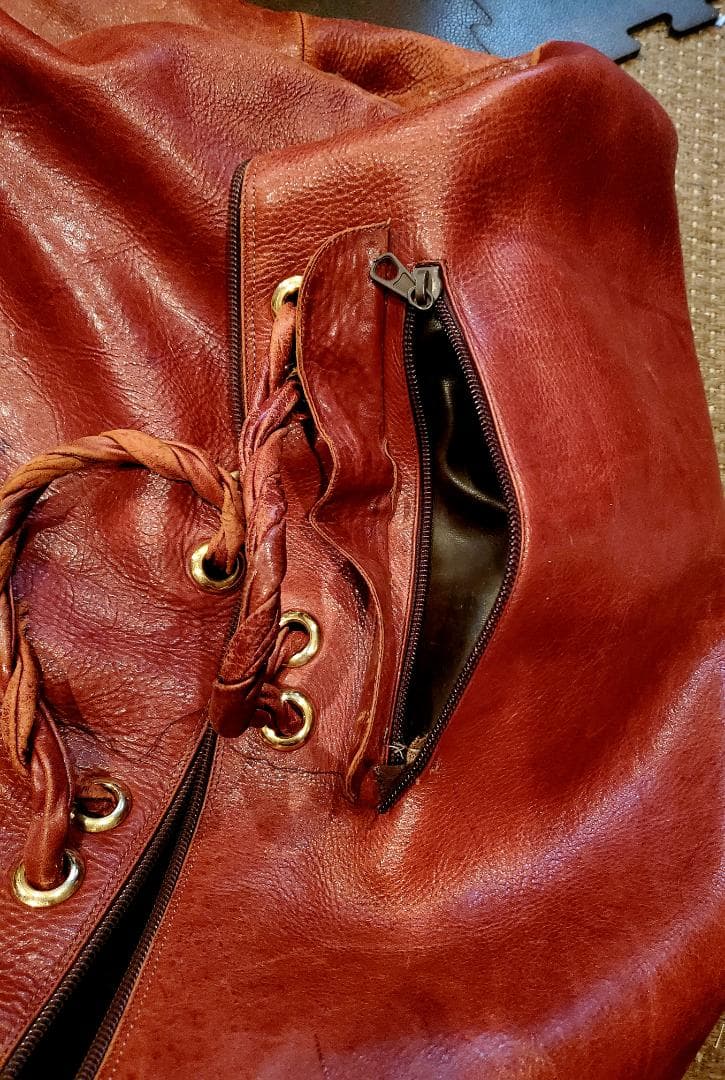 レザーボストンバッグ XLサイズ