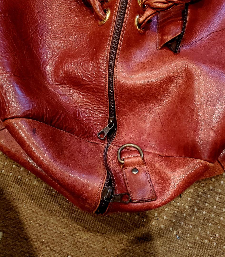 レザーボストンバッグ XLサイズ