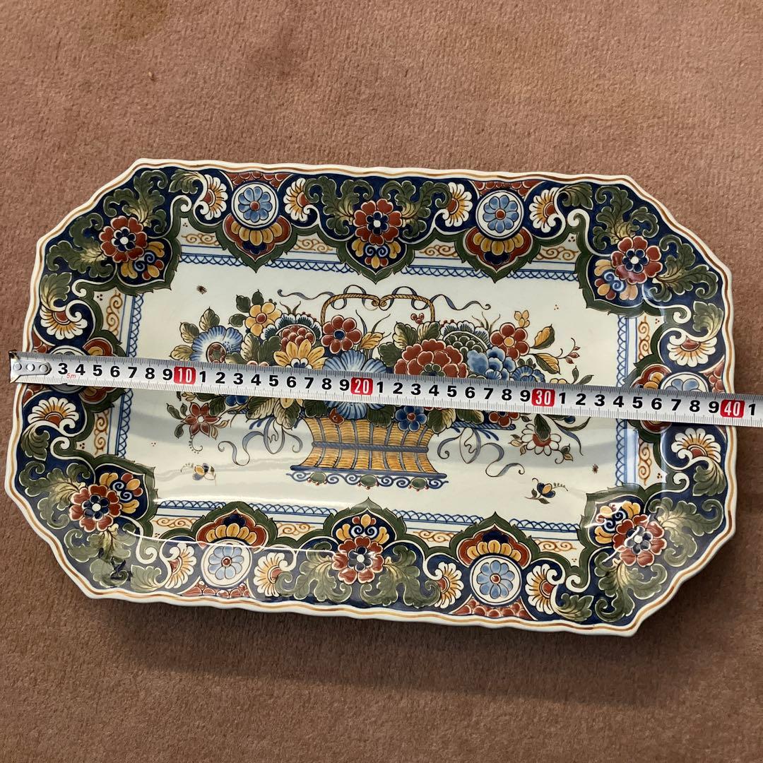  Delft ロイヤルデルフトの小さな楕円皿（中古）