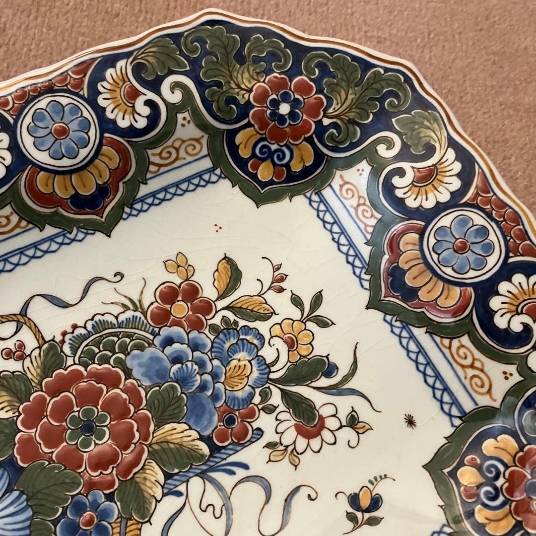  Delft ロイヤルデルフトの小さな楕円皿（中古）