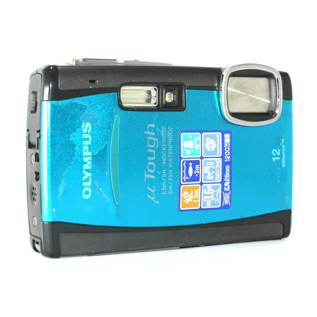 OLYMPUS μ TOUGH-6010 ブルー 防水デジタルカメラ✨完動品✨