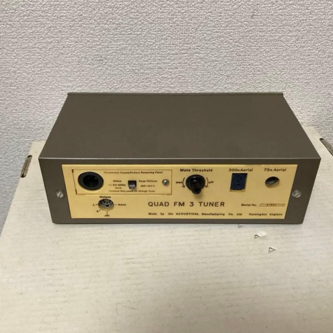 英国 QUAD FMチューナーFM3 ジャンク品 レストアベース 33 303