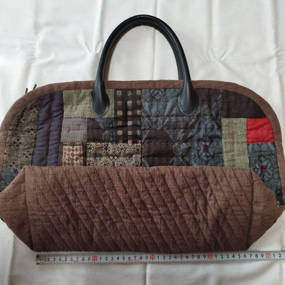 パッチワーク　和風　大きめバック