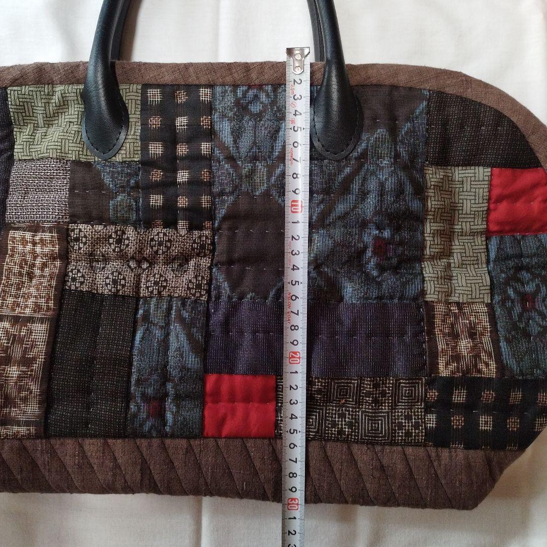 パッチワーク　和風　大きめバック