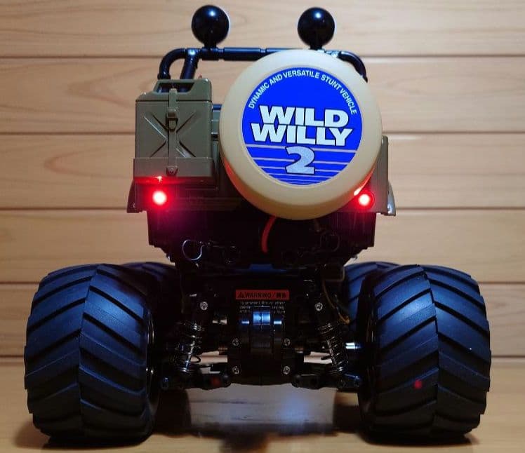 田宮タミヤXBフルセットワイルドウイリーバッファロー号仕様LEDライト付未走行車