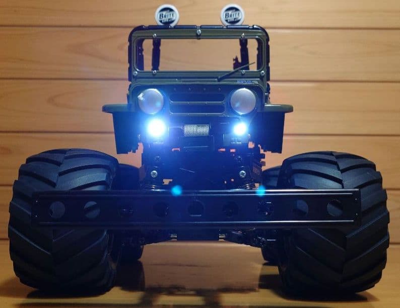 田宮タミヤXBフルセットワイルドウイリーバッファロー号仕様LEDライト付未走行車