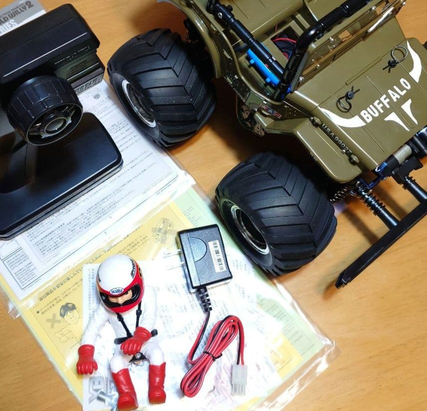 田宮タミヤXBフルセットワイルドウイリーバッファロー号仕様LEDライト付未走行車