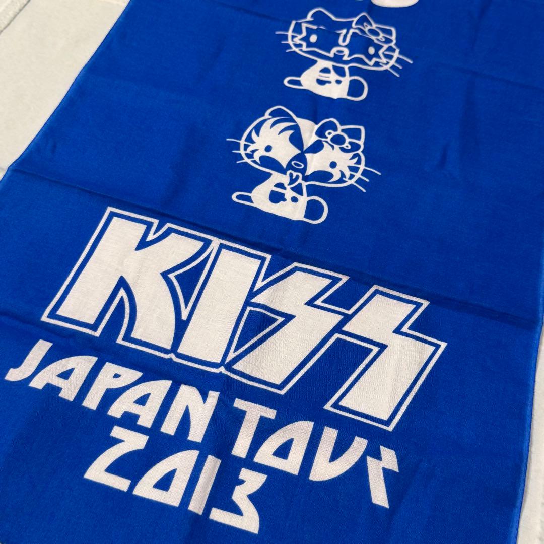 激レア　2013年JAPAN TOUR KISS ハローキティ コラボ　手拭い