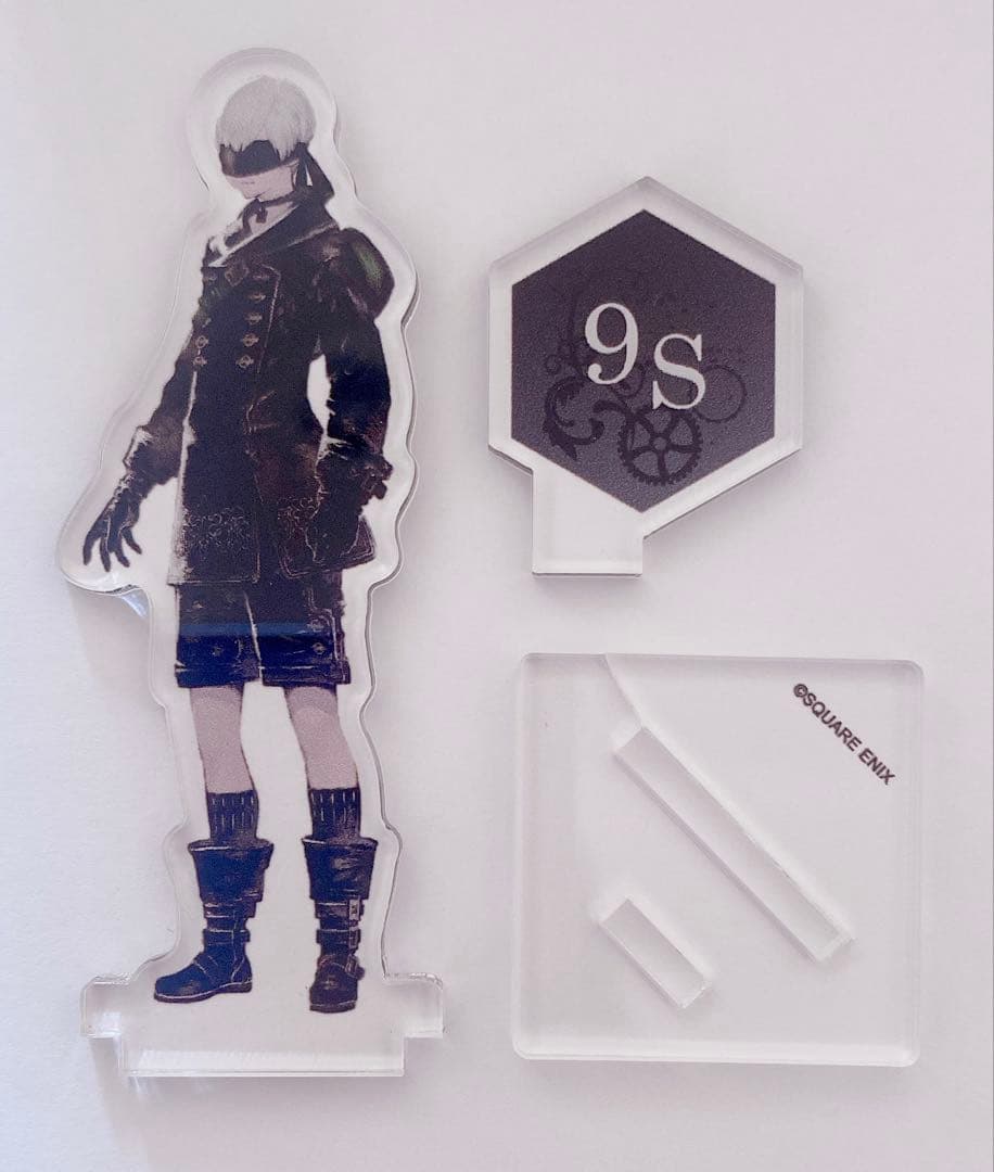 ニーアオートマタ　スクエニカフェ　アクスタ 2B 9S A2 3点セット