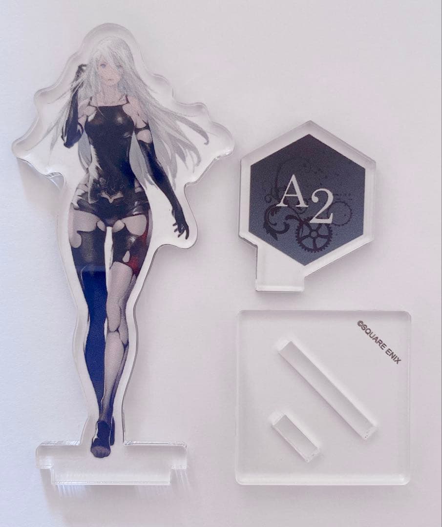ニーアオートマタ　スクエニカフェ　アクスタ 2B 9S A2 3点セット