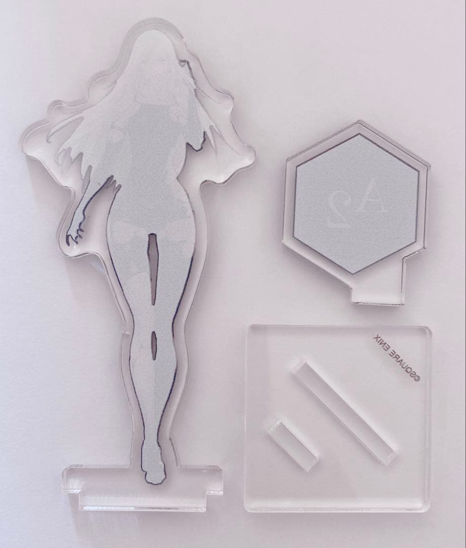 ニーアオートマタ　スクエニカフェ　アクスタ 2B 9S A2 3点セット