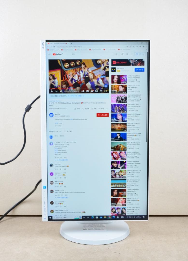 2台　超狭額　NEC　24型　E241N　フルHD　HDMI　スピーカー　IPS