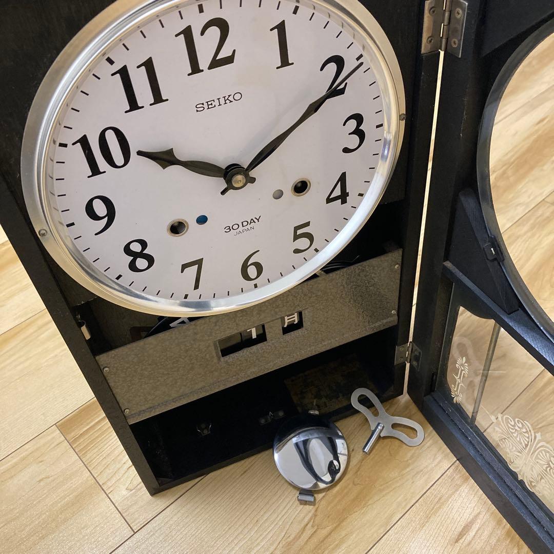 SEIKO セイコー 壁掛け時計 4PC458 1ヵ月巻掛時計 振り子