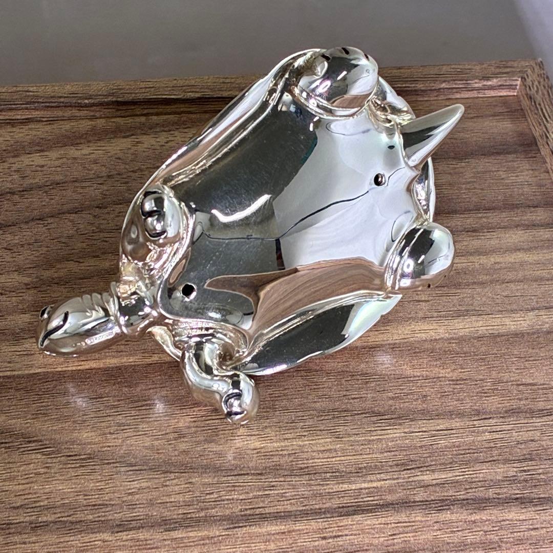 サツルノ Saturno　シルバー925　銀製品　リクガメ　亀 置物　縁起物