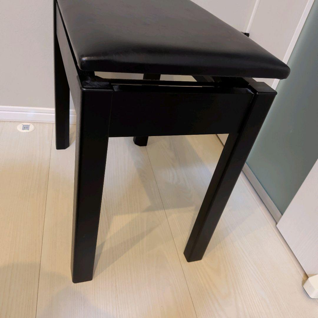 【美品】ヤマハ ピアノ椅子 BC-205BK 高低自在椅子 黒 YAMAHA