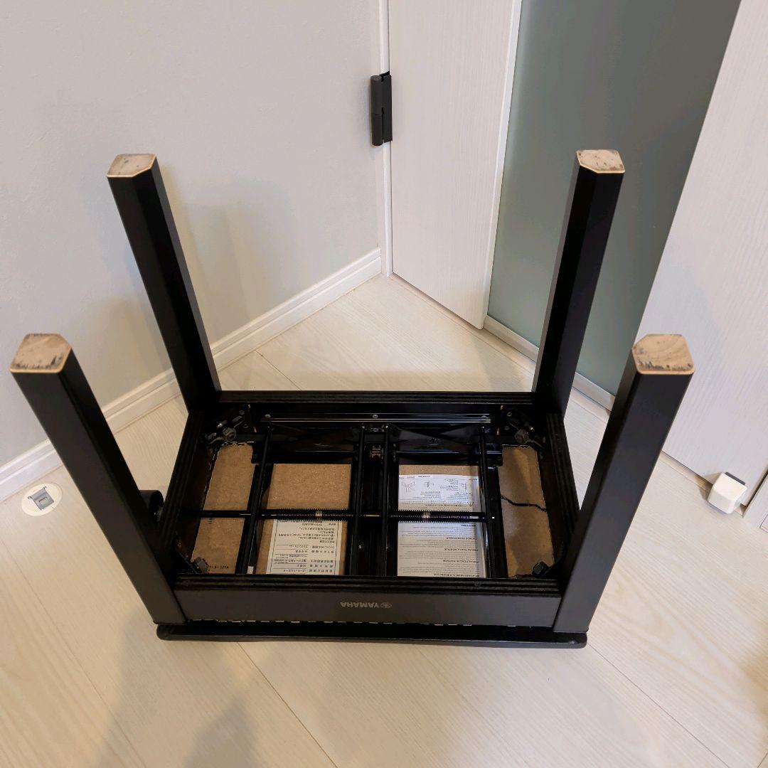 【美品】ヤマハ ピアノ椅子 BC-205BK 高低自在椅子 黒 YAMAHA