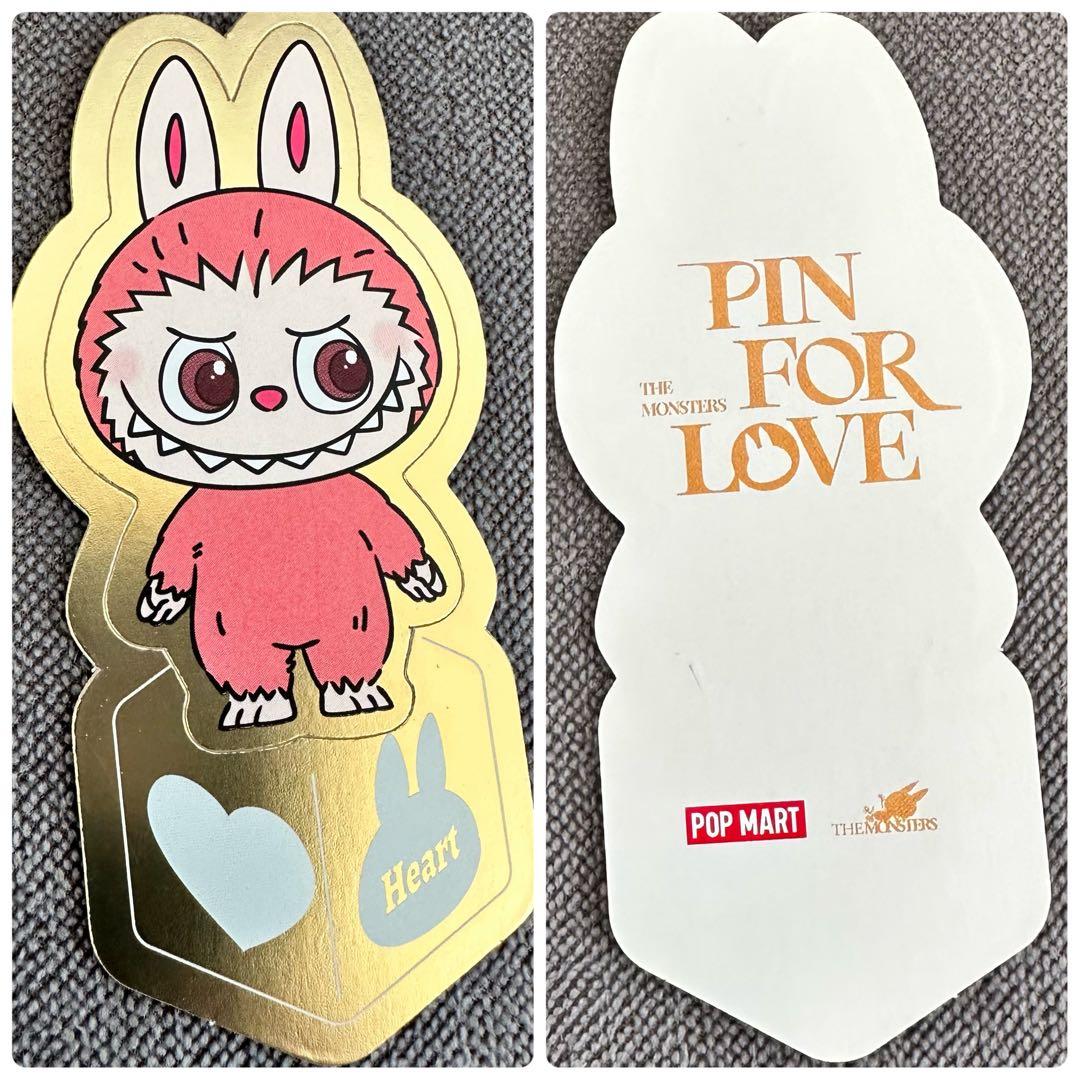 正規品 Labubu イニシャル ラブブ 【❤︎】ピンクハート シークレット