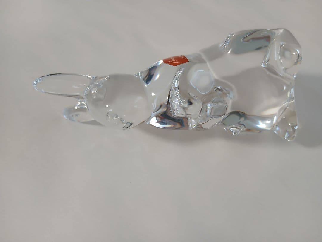 baccarat バカラ ウサギ クリスタル 置物中古品