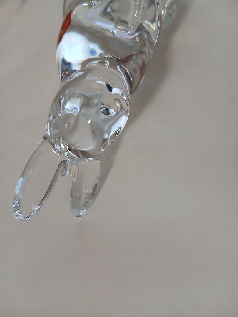 baccarat バカラ ウサギ クリスタル 置物中古品