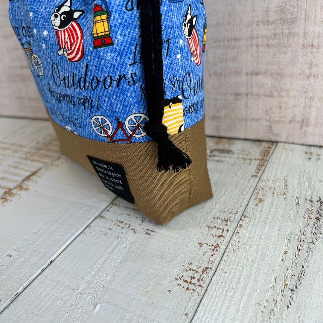 フレンチブルドッグとキャンプギアのデザイン☆入園入学４点セット　男の子　おしゃれ