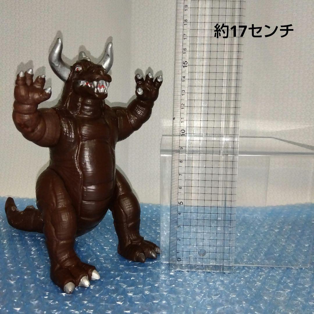 詳細不明　二本角怪獣　ソフビ　無版権　パチ　オリジナル怪獣