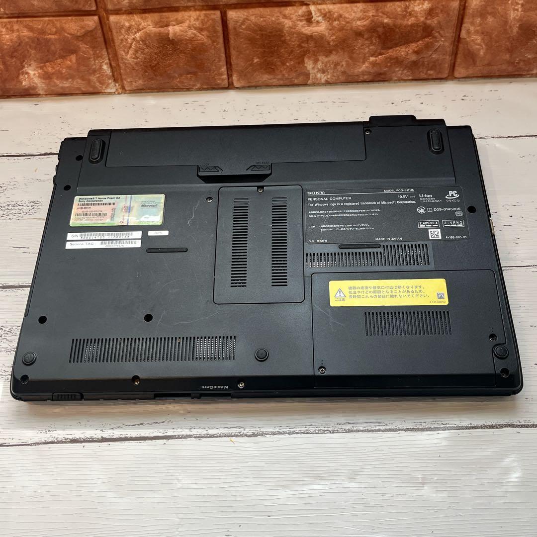 VAIO ノートパソコン SSD240GB 8GB Windows10 カメラ