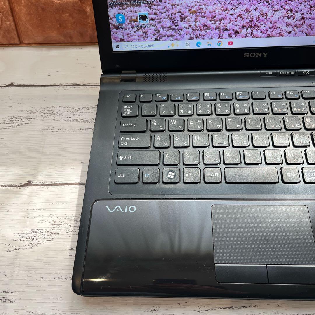 VAIO ノートパソコン SSD240GB 8GB Windows10 カメラ