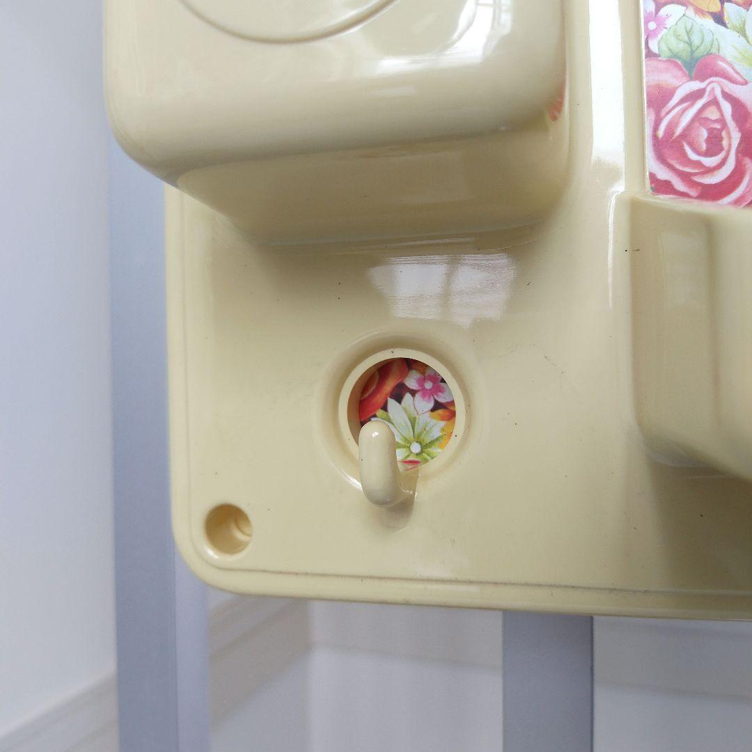 【希少】未使用美品！昭和レトロ当時物 花柄レトロ 化粧ラック ミラーキャビネット