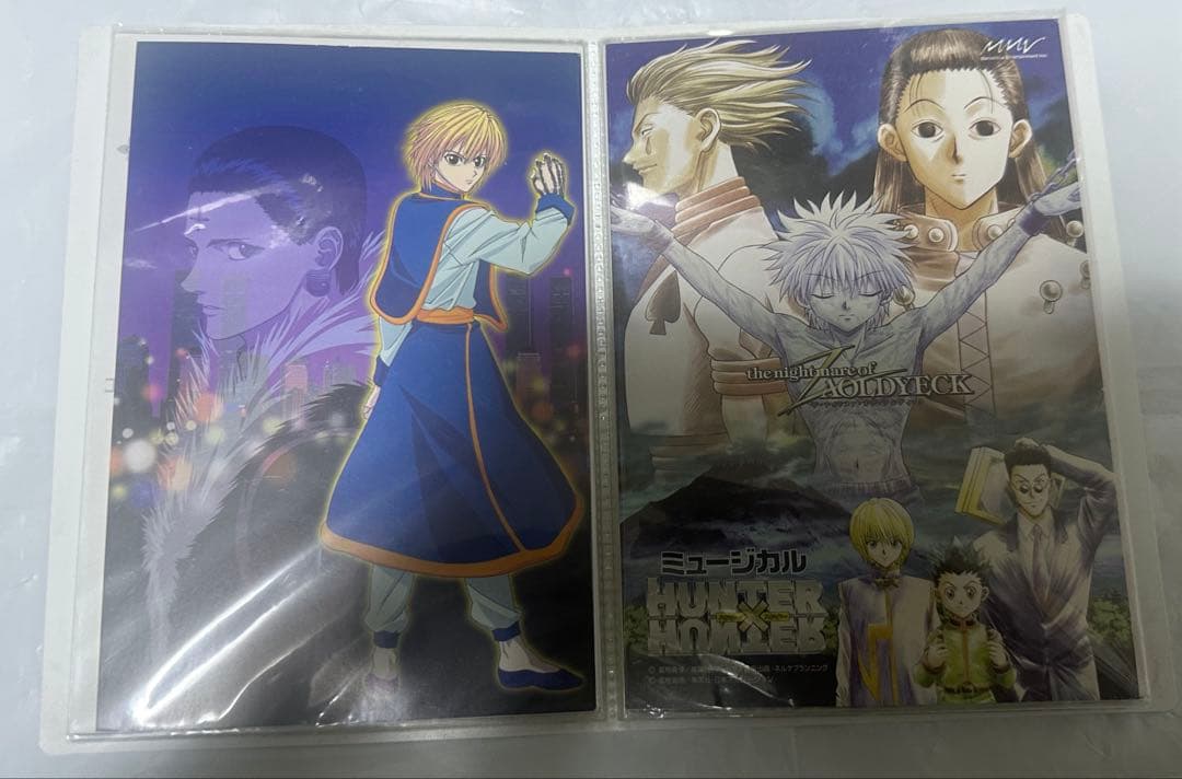 HUNTER×HUNTER ポストカード入れ　ポストカード19枚　旧
