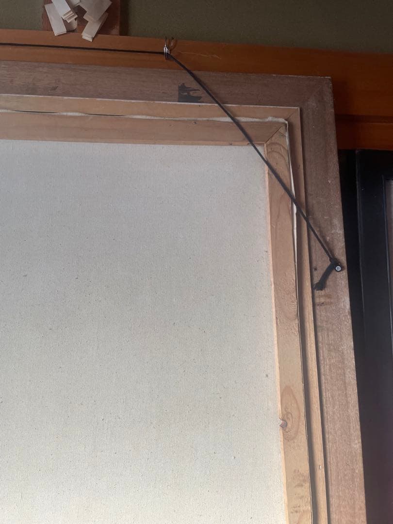 絵画　油絵　古い　大型　詳細不明　横約90cw×縦約76cm k.naomi?