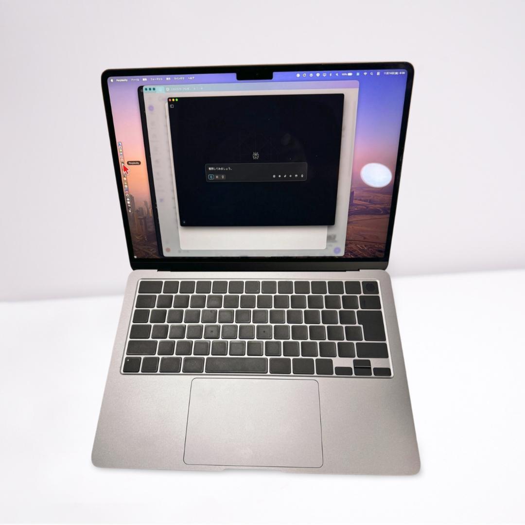 【24年6月購入】M2 MacBook Air 8GB MOFTスタンド装着