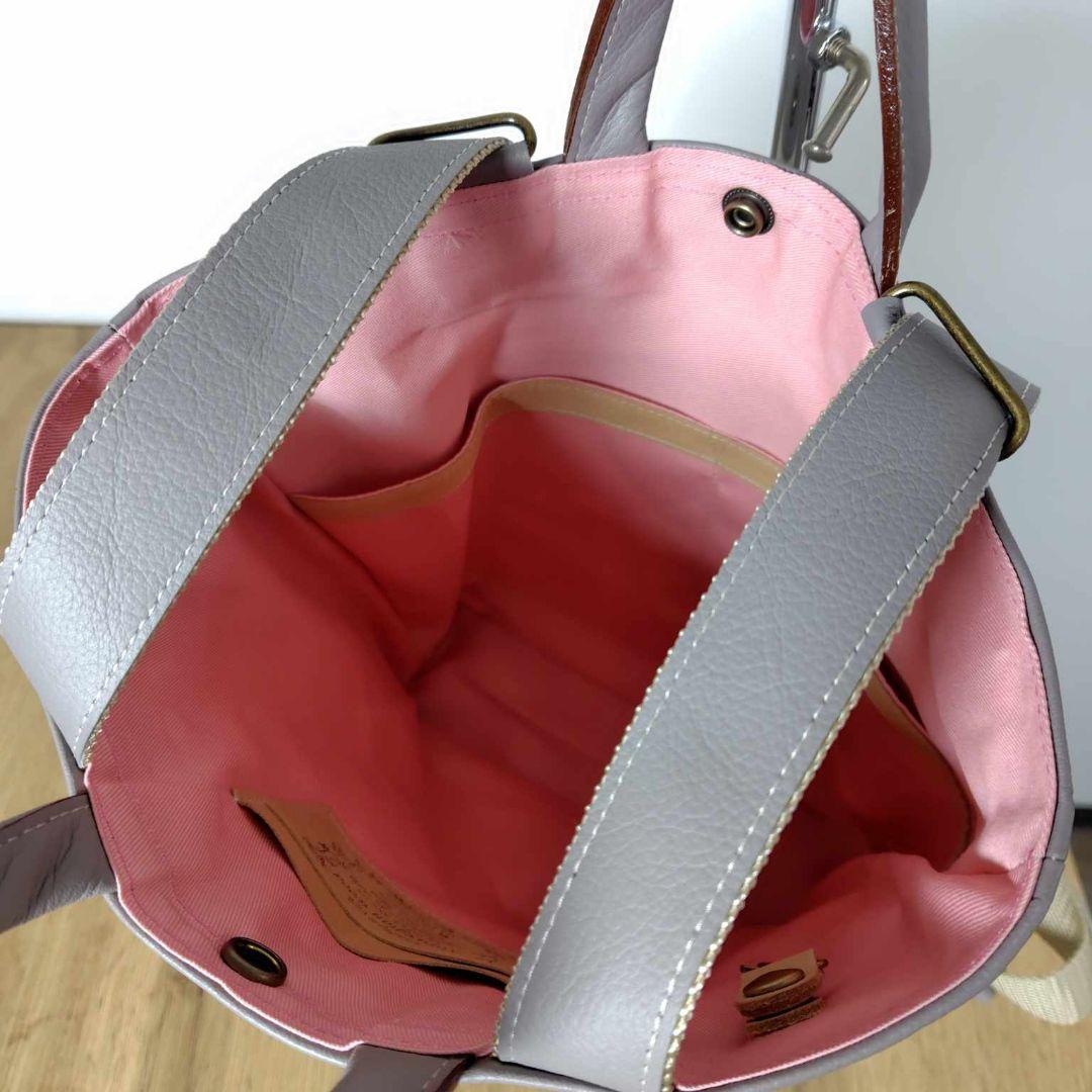 【週末限定】ミナペルホネン/タンバリン×ジャングルレリーフ/牛革A4トートリュッ