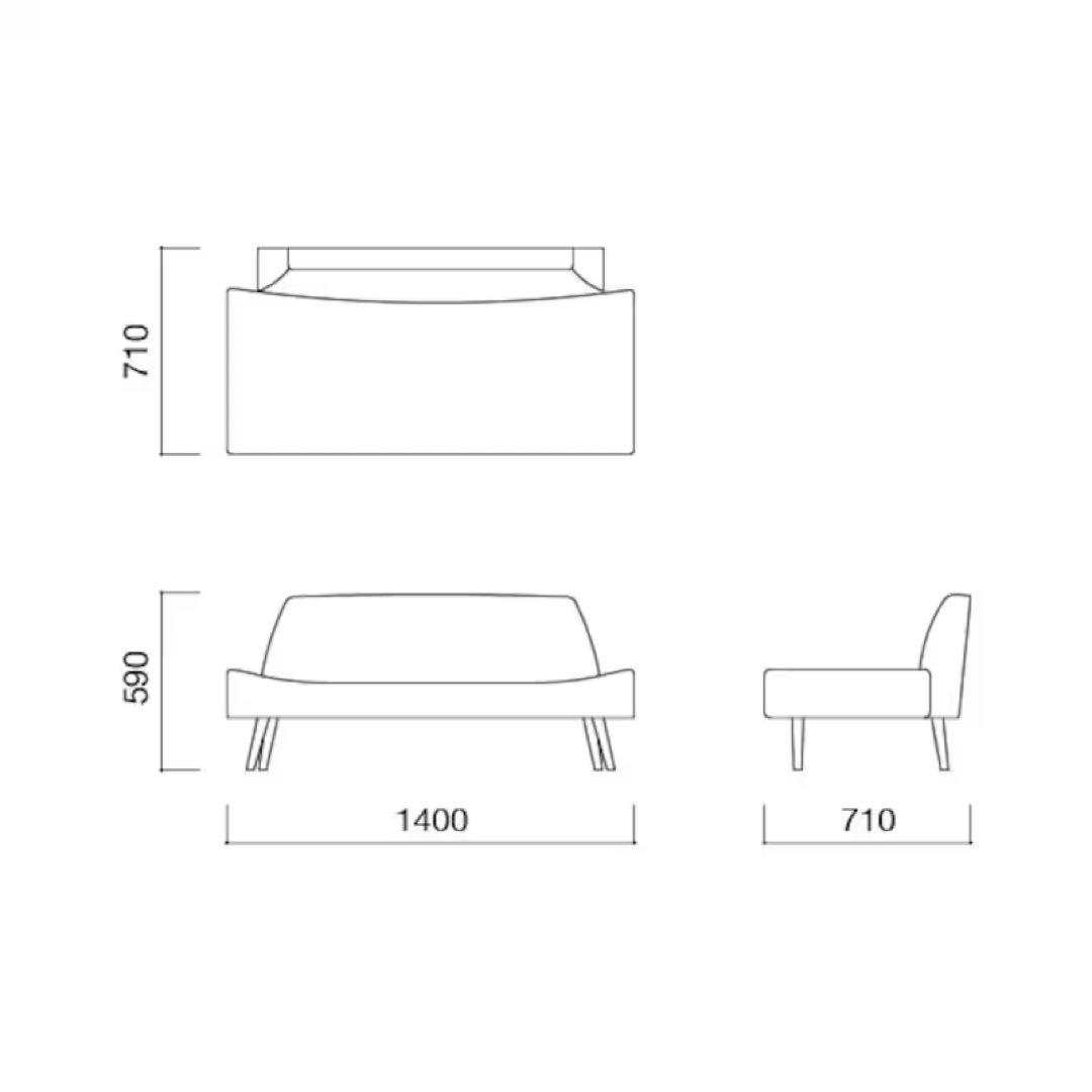 お値下げ！美品　IDEE AO SOFA(イデー アーオソファ) GRAY