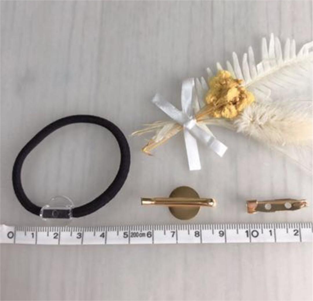 ハンドメイドレジンヘアゴム・ポニーフック・ブローチ♡No.11