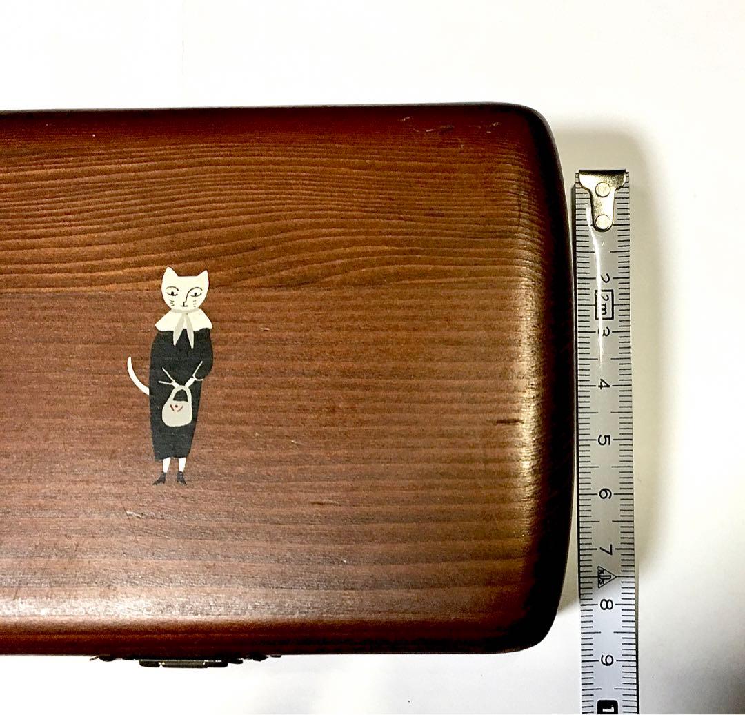 レア　またのあつこ　猫ちゃんの小物入れ　レトロ　木箱　アクセサリー　らむりーず