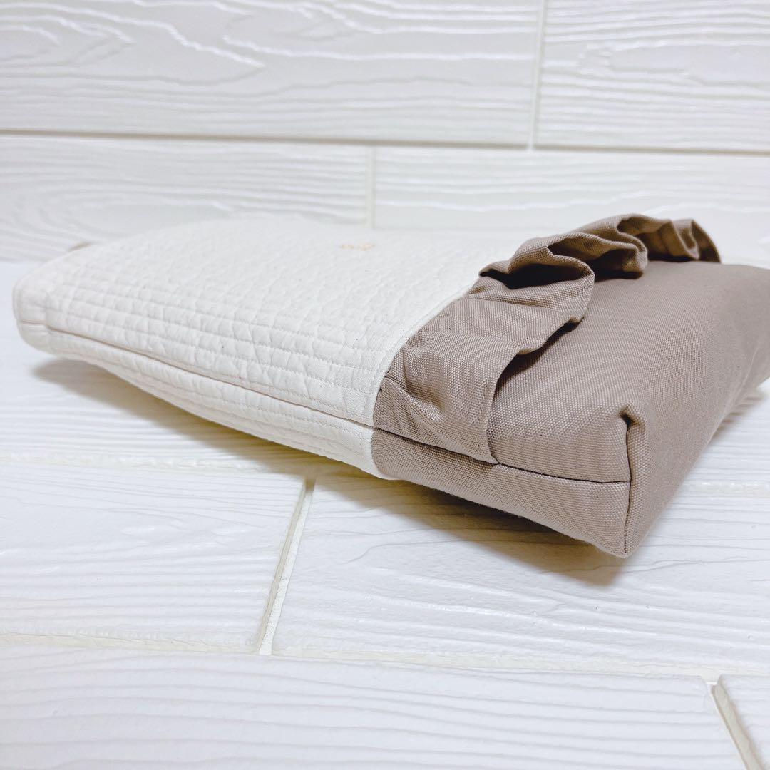 2601 刺繍 ヌビ （ハート柄×ミルクティ）入園入学3点セット ハンドメイド