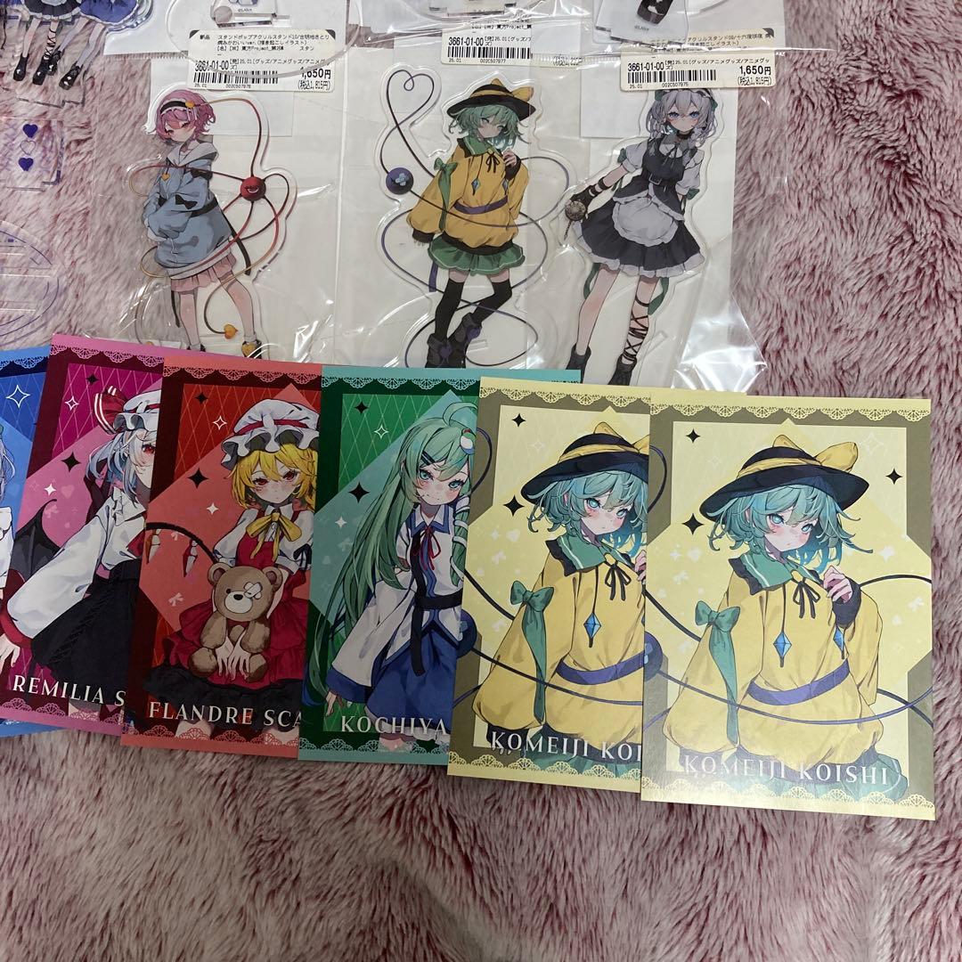 BOOKOFF東方プロジェクト　アクリルスタンド 6点セット キャラクターグッズ