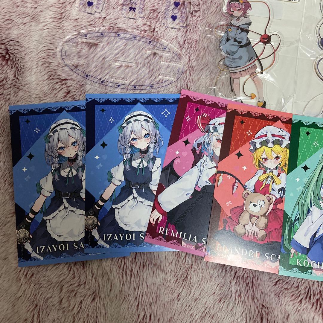 BOOKOFF東方プロジェクト　アクリルスタンド 6点セット キャラクターグッズ