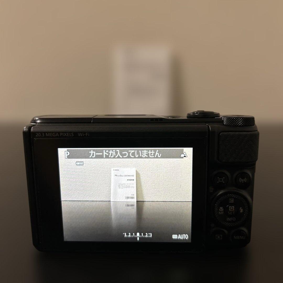 Canon PowerShot SX740 HS ブラック
