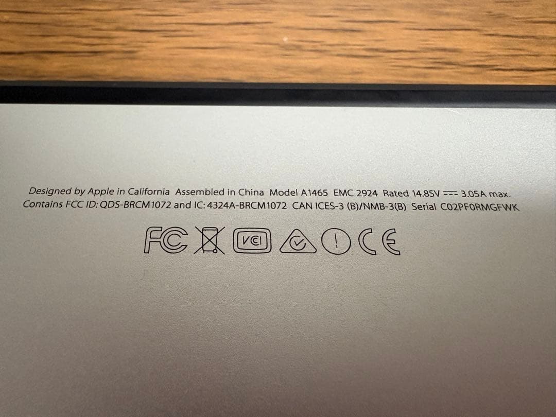 MacBook Air 11インチ2015 i5 8GB 128GB