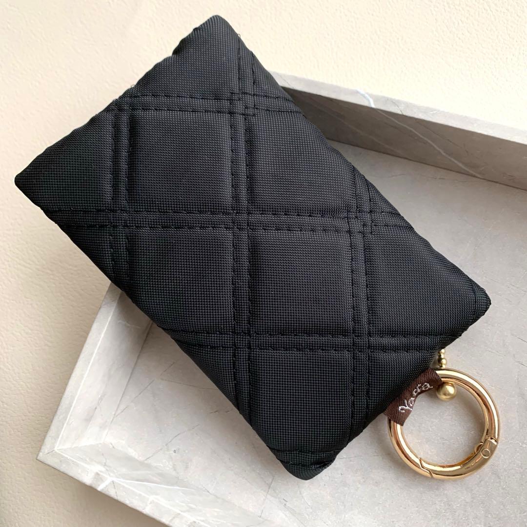 luna　サコッシュ& キーケース　撥水ナイロンキルト