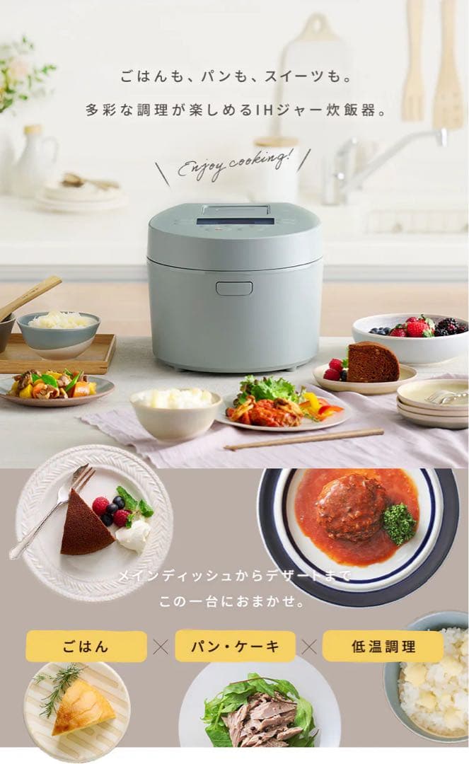 IRIS OHYAMA IH炊飯器 RC-IL50-W 2021年製