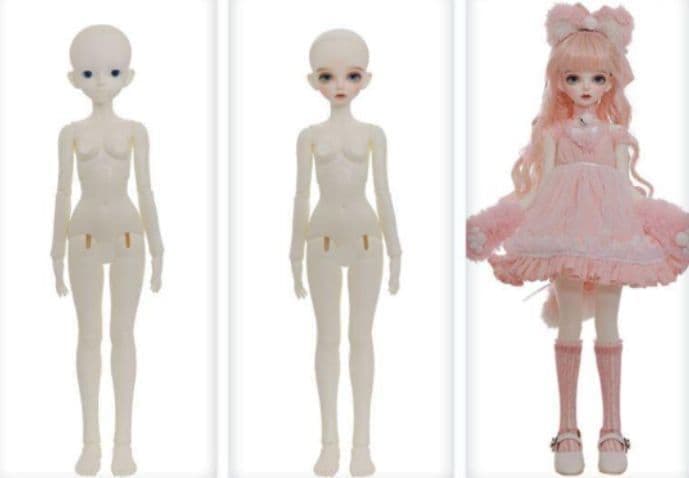 DH282 bjd 1/4 ドール本体 Satani　球体関節人形 ハンドメイド