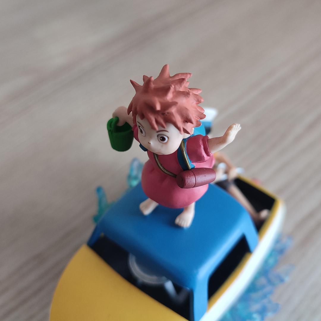 【激レア】崖の上のポニョ フィギュア　ポニョと宗介ポンポン船　ジブリ Vol2