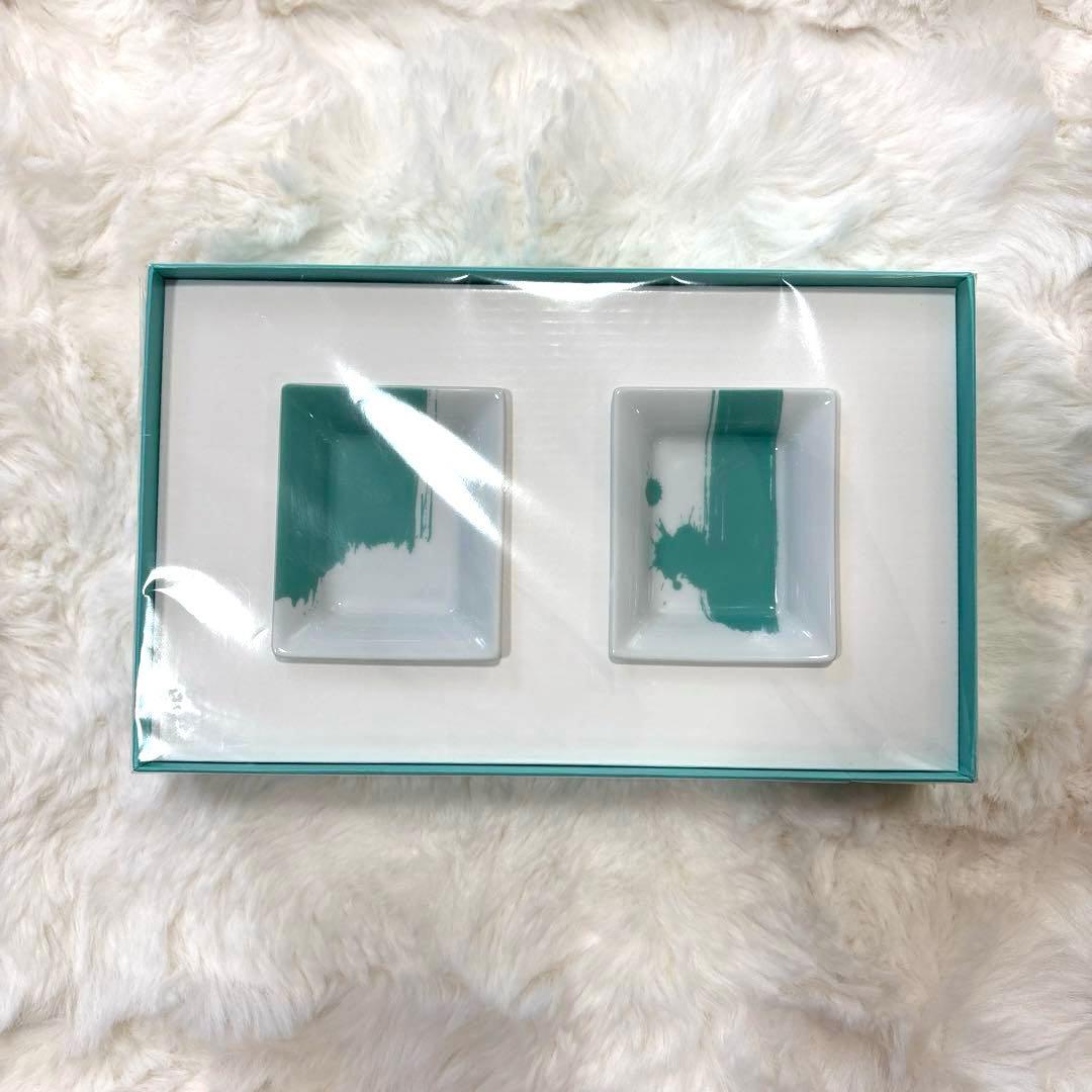 TIFFANY ティファニー カラーブロック ウィドポシェ アクセサリートレイ